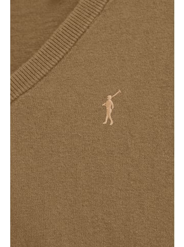 Polo Club Pullover WOMAN RIGBY GO V WOOL W IO LONG SLEEVE REGULAR FIT in Karamell Vigore