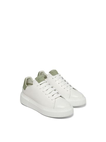 Marc O'Polo Sneaker in white/sage