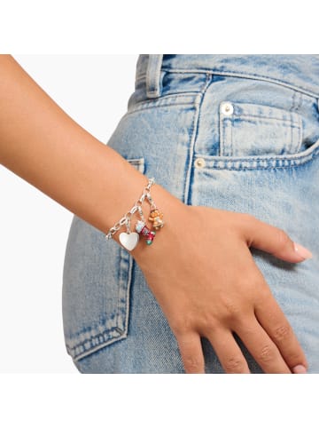 Thomas Sabo Lebkuchen-Mädchen Charm in silber, bunt