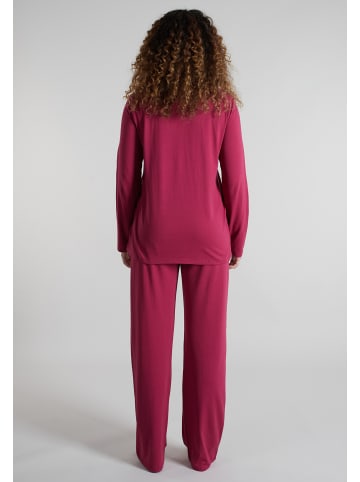 Götzburg Pyjama Melilla in rot-mittel-uni