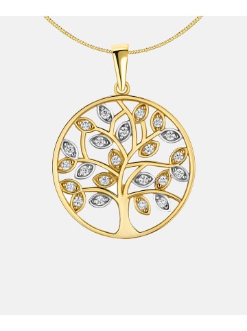 Diamant L'éternel Halskette aus 585 Gelbgold