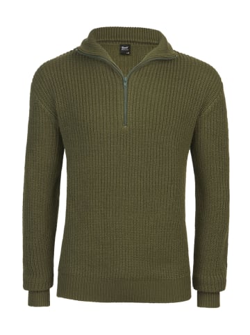 Brandit Bekleidung Pullover Troyer in oliv