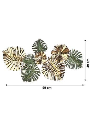 kobolo Wandobjekt VERDURE in Gold