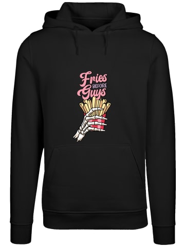 F4NT4STIC Hoodie Anti Valentinstag Fries in schwarz