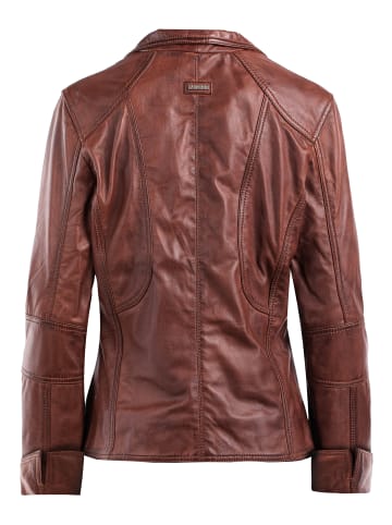 CBL Damen Lederjacke in mokka