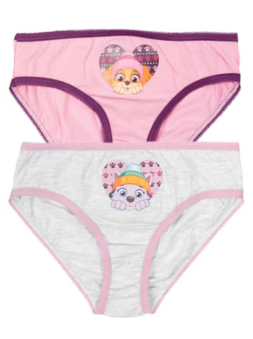 Paw Patrol 2er Pack Paw Patrol Panty in weiß/rosa