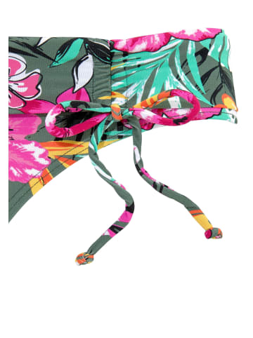 Buffalo Bikini-Hose in oliv-bedruckt