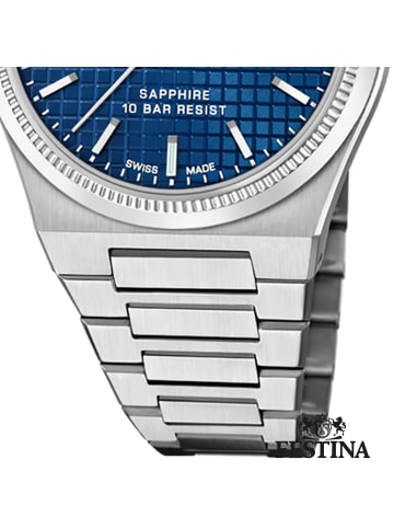 Festina Analog-Armbanduhr Festina Swiss Made silber mittel (ca. 35mm)