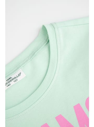 Coccodrillo T-Shirt mit kurzen Ärmeln in in Minzfarbe