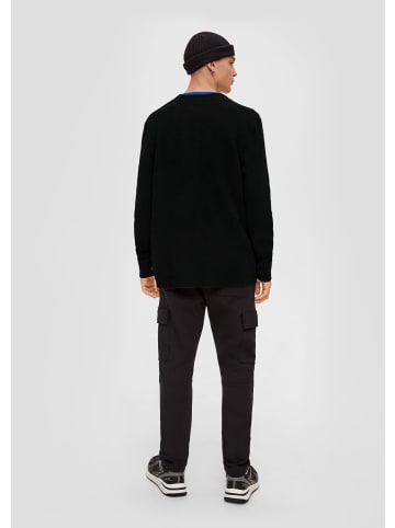QS Strickjacke in 9999_schwarz