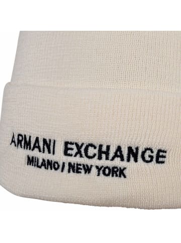 Armani Exchange Mütze in Weiß
