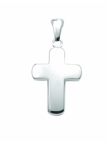 Adeliás Damen & Herren 925 Silber Kreuz Anhänger in silber