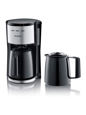 SEVERIN KA 9308 Filterkaffeemaschine 1 l in Schwarz