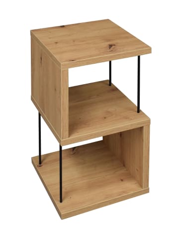58 aufm Kessel REGAL Elga 33x33x65 Bücherregal Standregal asteiche