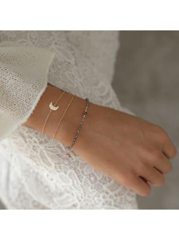 Glanzstücke München Armband Mond Sterling Silber in gelbgold