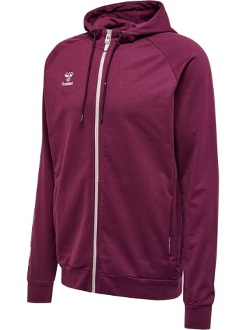 Hummel Reißverschluss Kapuzenpullover Hmlmove Herren in GRAPE WINE
