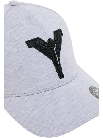 Carlo Colucci Baseball Cap Comba in Grau Meliert