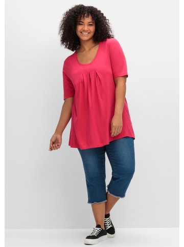 sheego T-Shirt in magenta