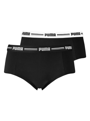 Puma 2er Pack Mini Shorts in Schwarz