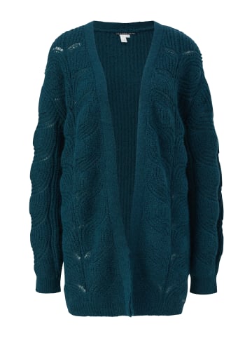 QS Strickjacke in 6985_petrol