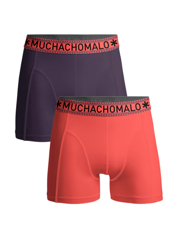 Muchachomalo 2er-Set: Boxershorts in Red/Purple