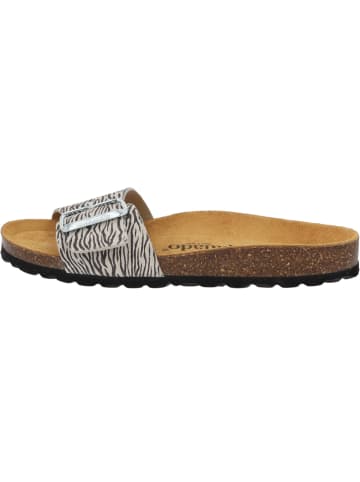 Palado Pantoletten Malta EGS Zebra Premium Leather in Beige