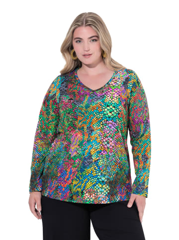 Ulla Popken Longshirt in dunkel weinrot