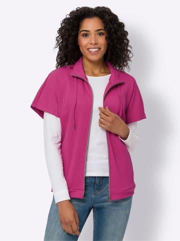 Sieh an! Shirtjacke in fuchsia