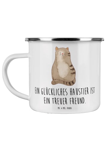 Mr. & Mrs. Panda Becher Haustiere pflegen mit Spruch in Weiß