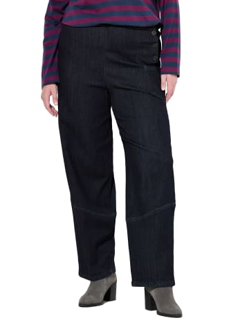 Ulla Popken Jeans in dark blue denim
