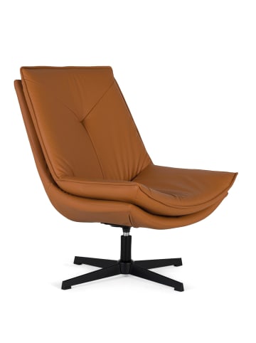 Giner y Colomer Drehsessel mit Kunstlederbezug und Polsterung in Brown