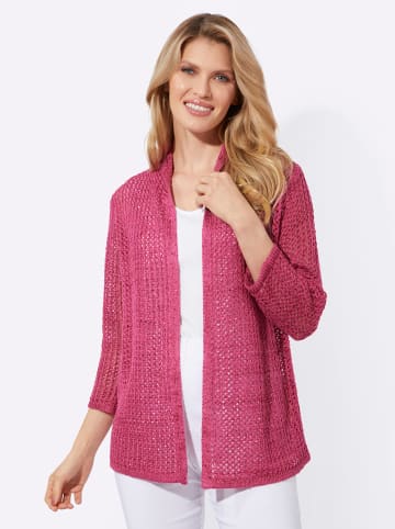 Sieh an! Cardigan in fuchsia