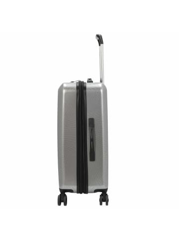 Check.In London 2.0 - 4-Rollen-Trolley 67 cm (orange) in carbon silber