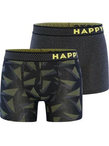 Happy Shorts Retroshorts Trunks in Neon Triangles