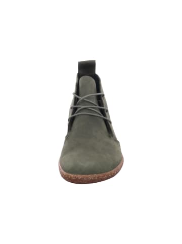 Esgano Damenschnürrstiefel kalt flach Da.-Sneaker in  Grün
