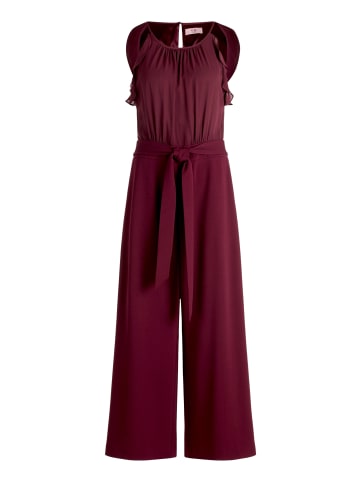 Vera Mont Jumpsuit mit Volant in Deep Dahlia