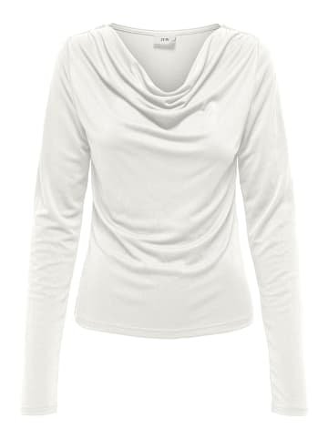JDY Langarmshirt 'ESTER' Weiß