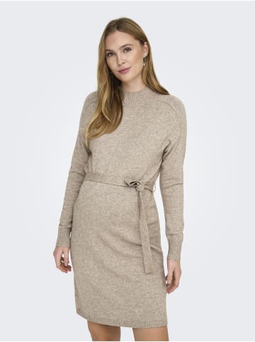 ONLY Strickkleid in Beige