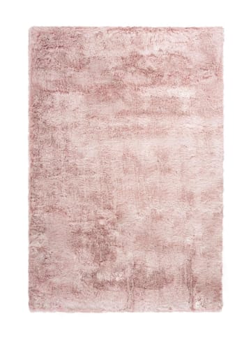 Kayoom Hochflor Teppich Tender 125 in puderrosa - rechteckig