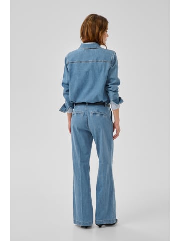 My Essential Wardrobe Langarm - Hemd MWLinn Loose fit in Medium Blue Wash