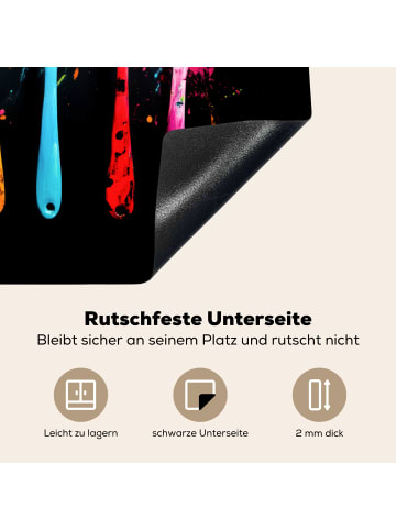 KitchenYeah Herdabdeckplatte Löffel Kräuter Induktionskochfeldschutz, Kochfeldschutzmatte