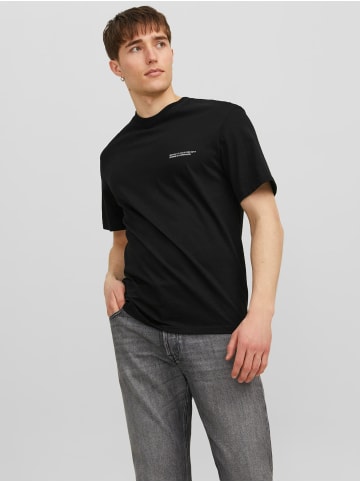 Jack & Jones Logo Print T-Shirt Kurzarm Shirt JORVESTERBRO in Schwarz-2