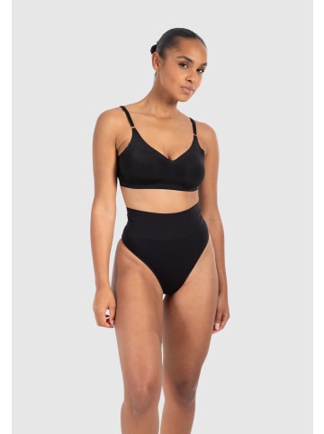 SMILODOX Mid Waist String Nysa in Schwarz