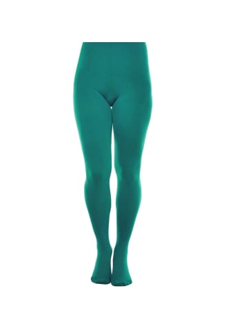 COFI 1453 Blickdichte und warm 60 Den Mikrofaser Strumpfhose ohne Muster in Mintgrün