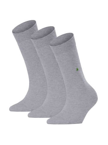 Burlington Socken 3er Pack in Grau