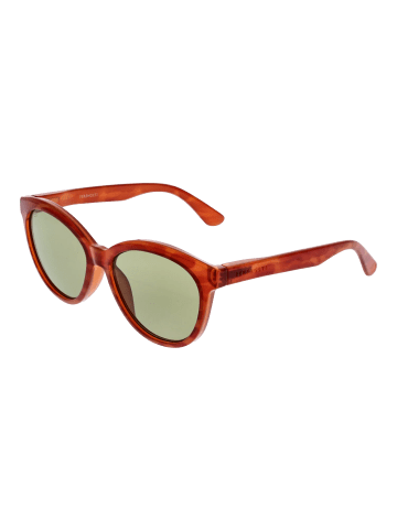 Serengeti Unisex Sonnenbrille Rund Orange