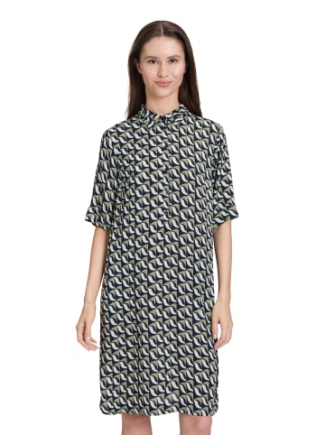 Betty Barclay Hemdblusenkleid mit Aufdruck in Dark Blue/Green