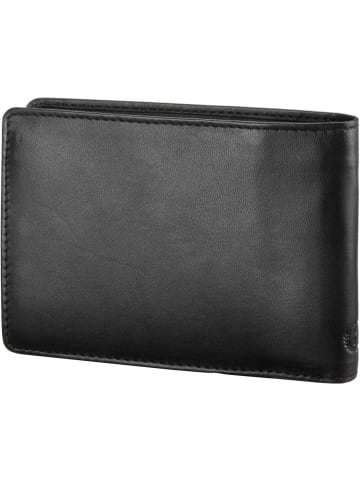 Bugatti Geldbörse Primo Coin Wallet 8 Kartenfächer in Schwarz
