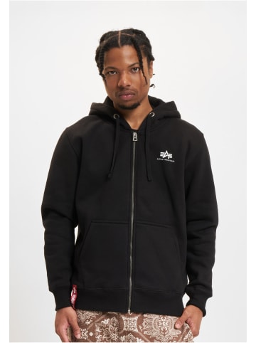 Alpha Industries Alpha Industries Zip-Kapuzenpullover in black