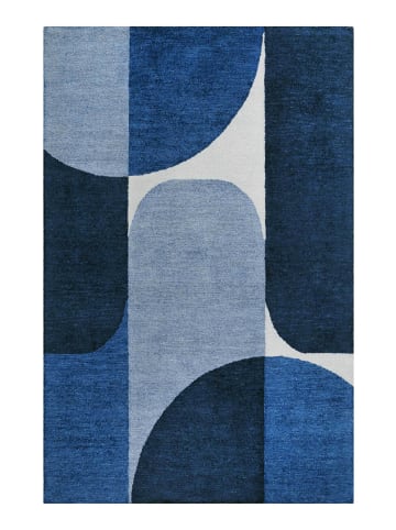 ESPRIT Kurzflorteppich Backup in dunkelblau